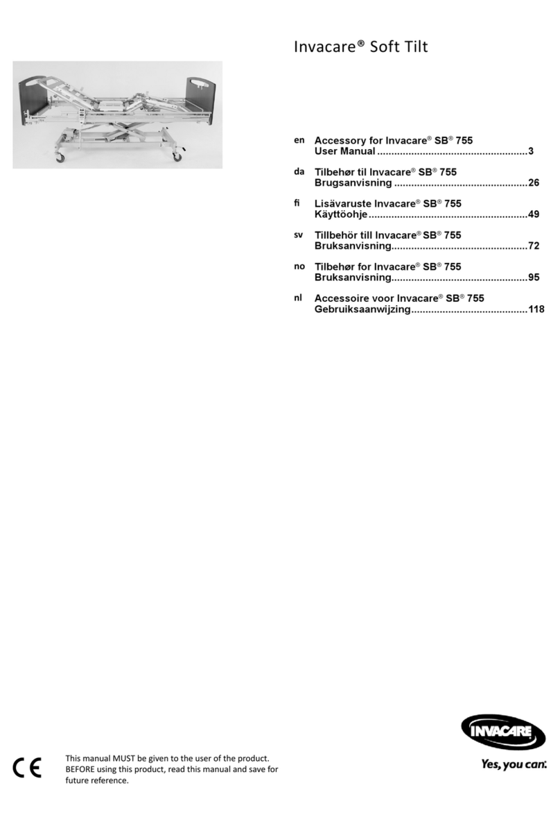 Invacare SB 755 user manual