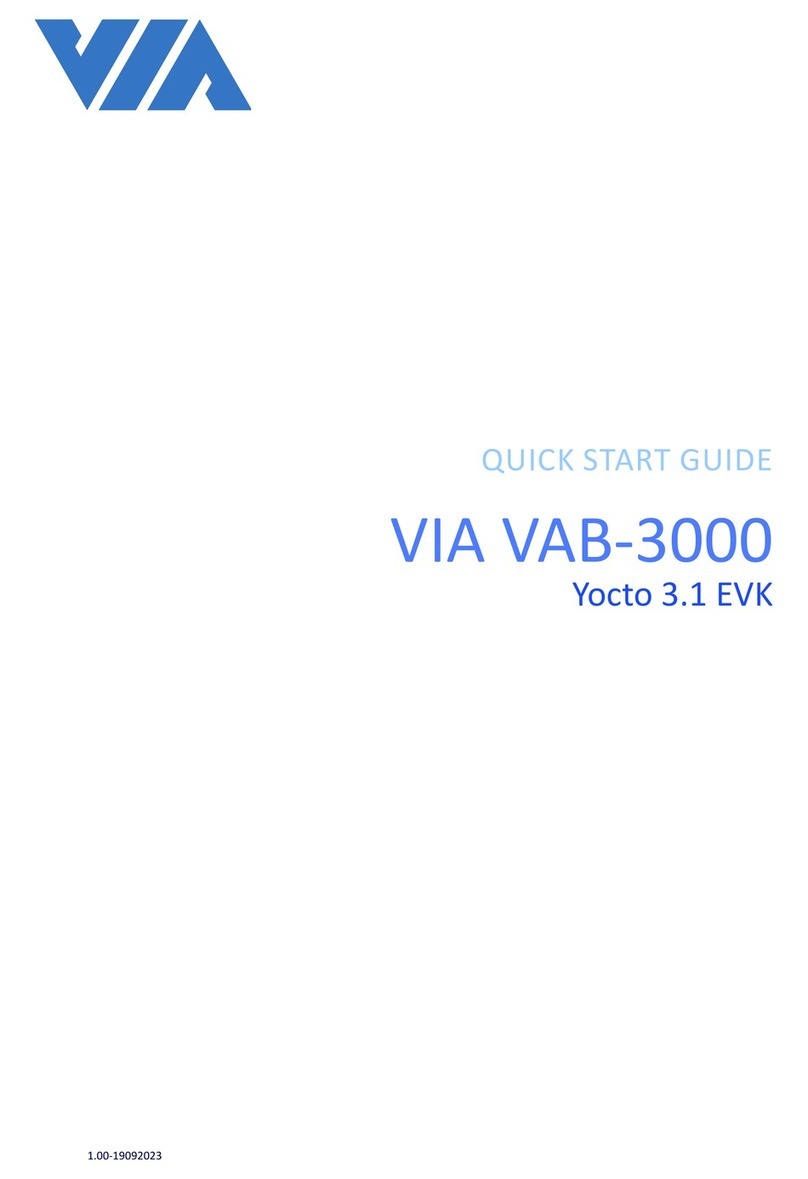 VIA Technologies VAB-3000 quick start guide
