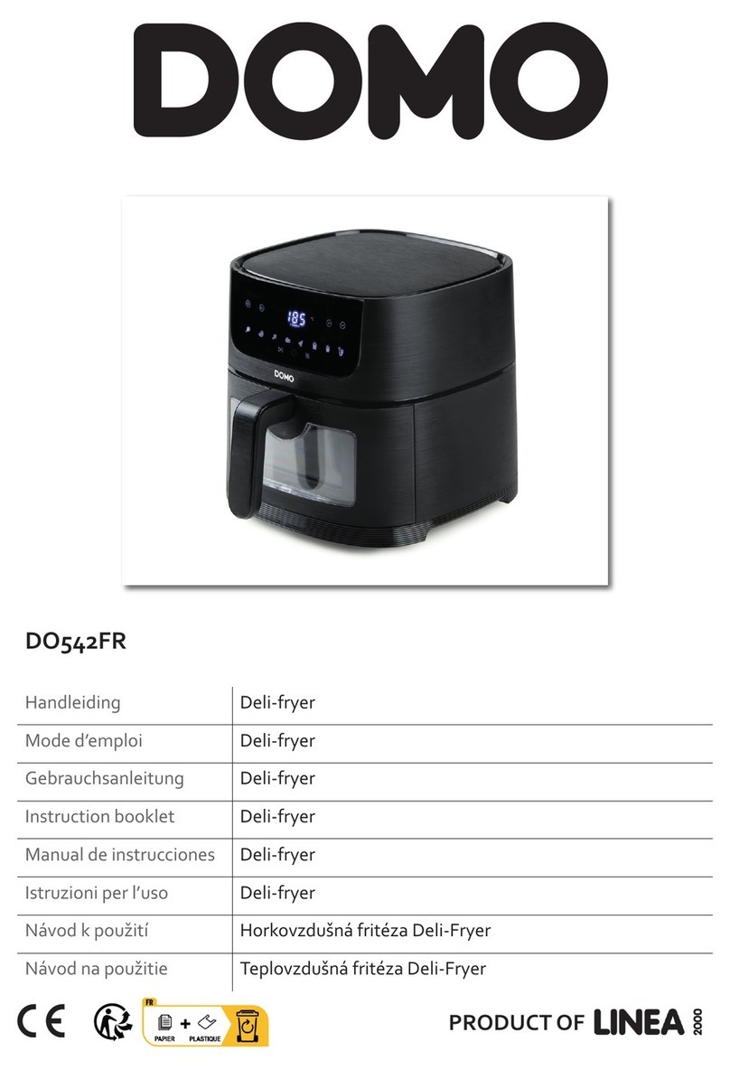 Linea 2000 DOMO DO542FR Instruction booklet