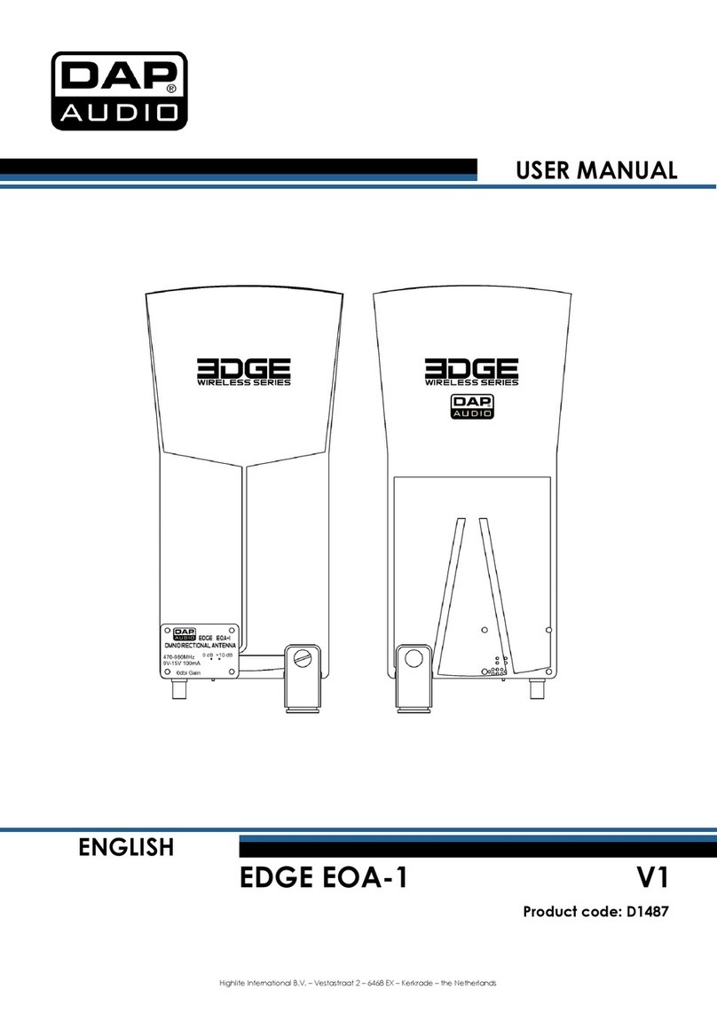 DAPAudio EDGE EOA-1 User manual