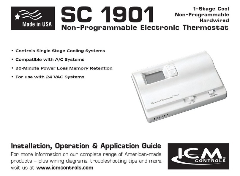 ICM Controls SC 1901 General instructions