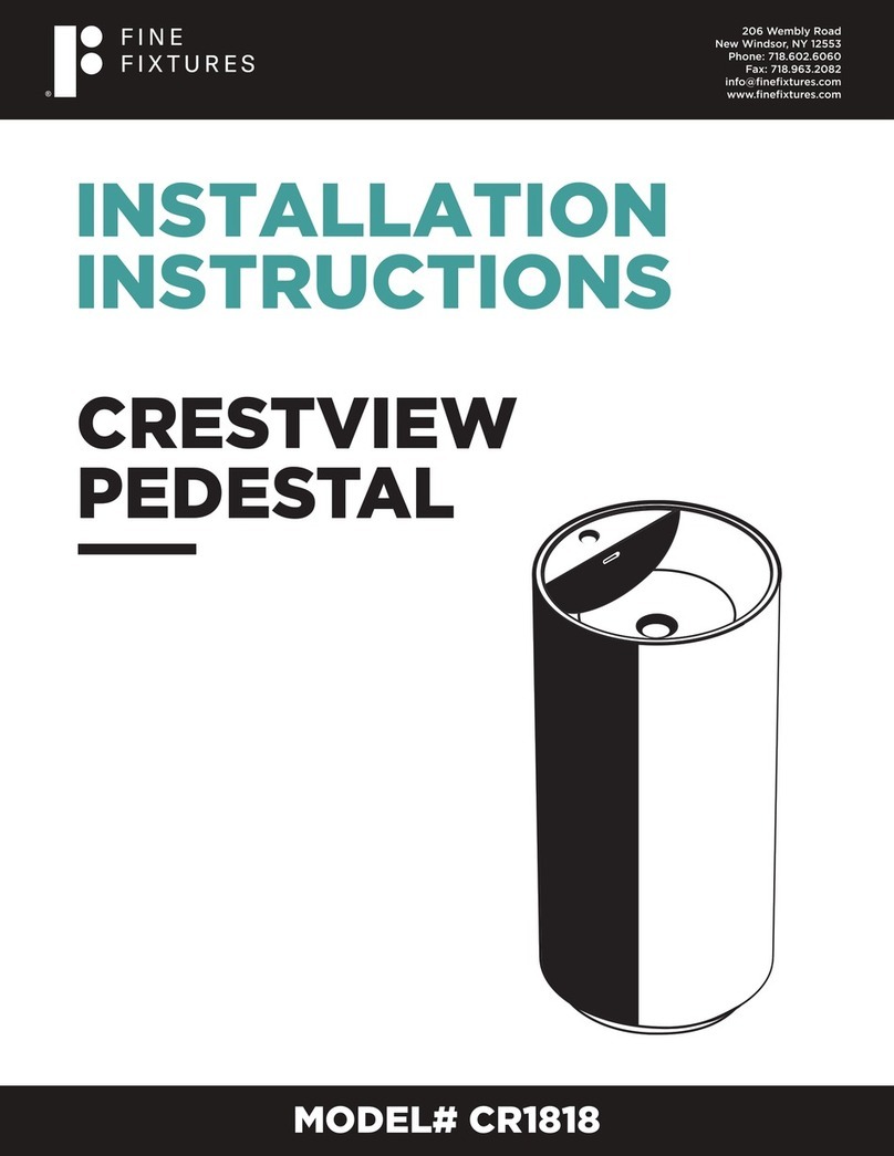 fine fixtures CR1818 User manual