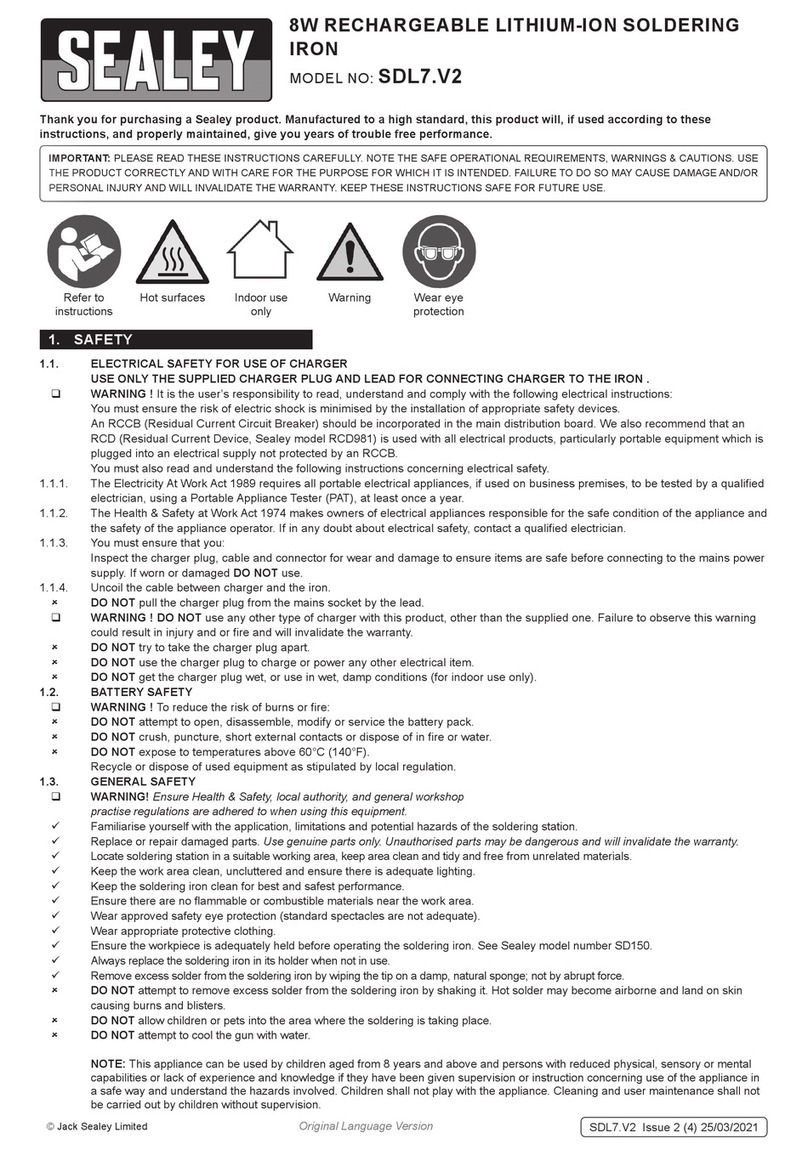 Sealey SDL7.V2 User manual