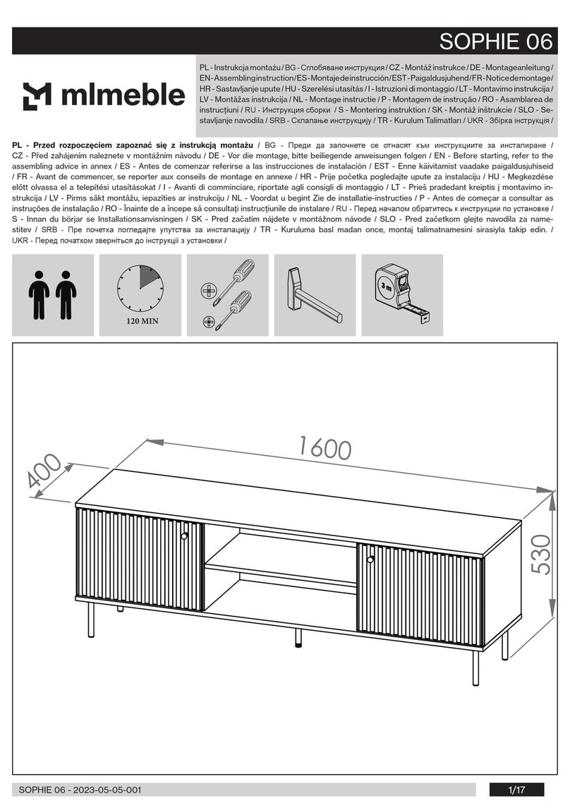 mlmeble SOPHIE 06 Assembling Instruction