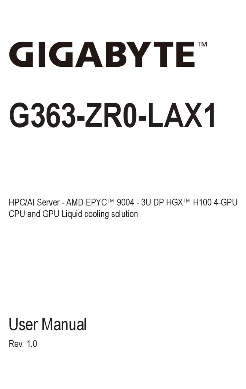 Gigabyte G363-ZR0-LAX1 user manual Gigabyte G363-ZR0-LAX1 user manual