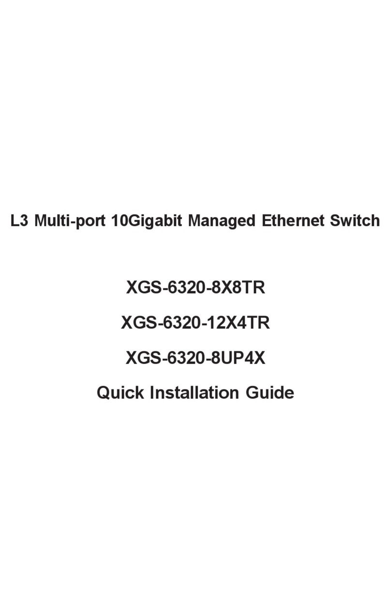 Planet XGS-6320-8UP4X User manual Planet XGS-6320-8UP4X User manual