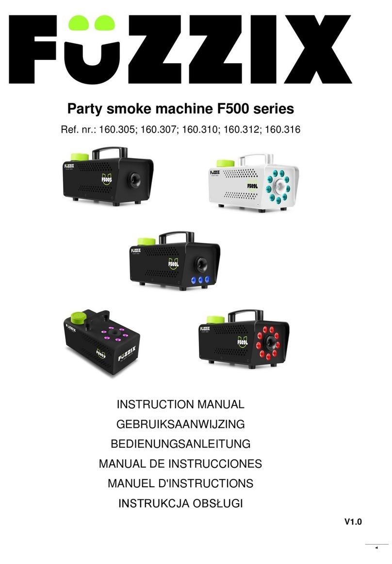 Fuzzix F500 Series instruction manual