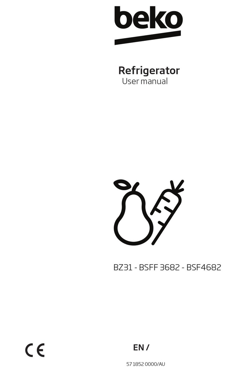 Beko BSFF 3682 user manual