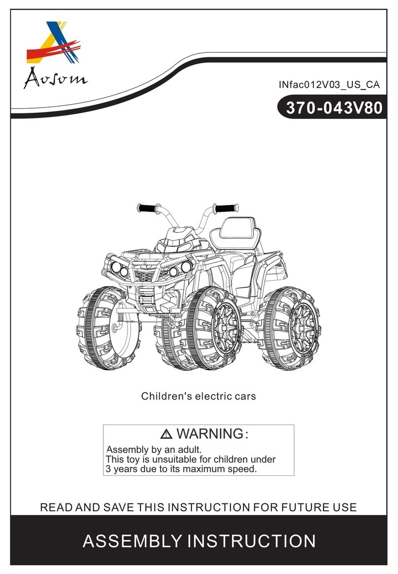 Aosom 370-043V80 Assembly instruction Aosom 370-043V80 Assembly instruction