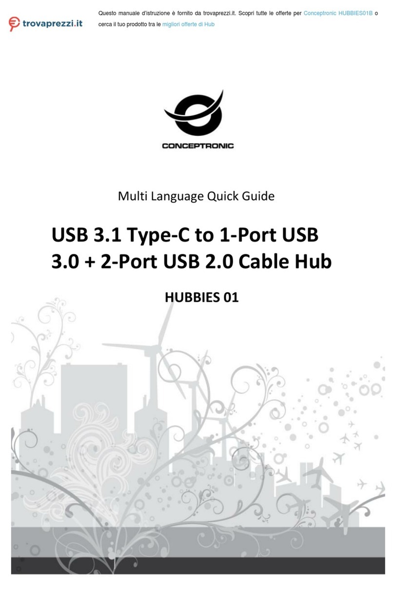 Conceptronic HUBBIES01B User manual Conceptronic HUBBIES01B User manual