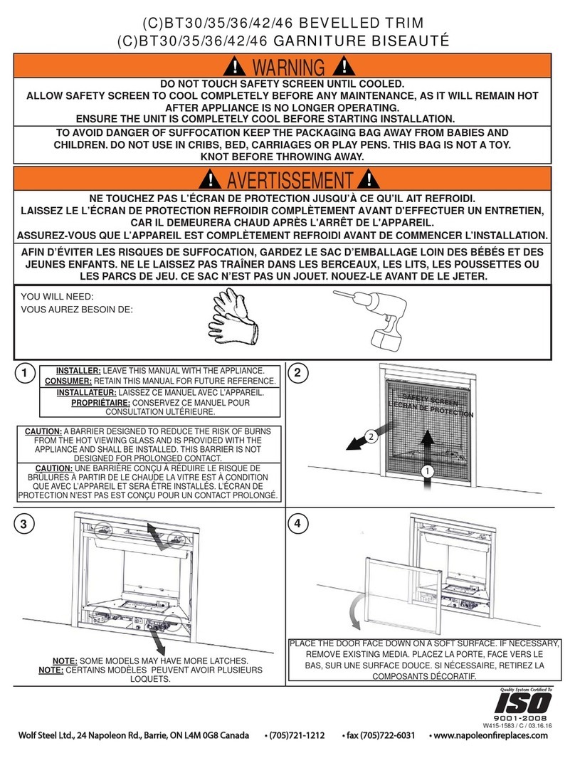 Napoleon BT30 manual