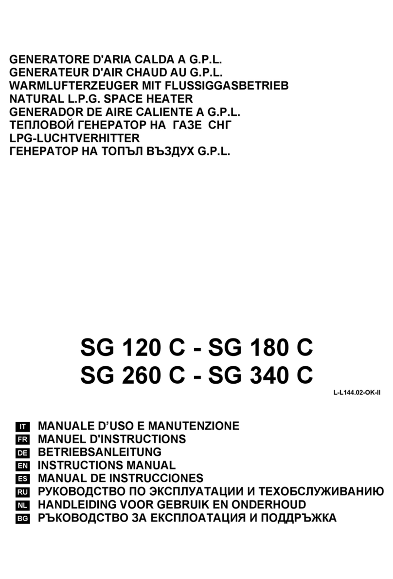 BIEMMEDUE SG 120 C instruction manual