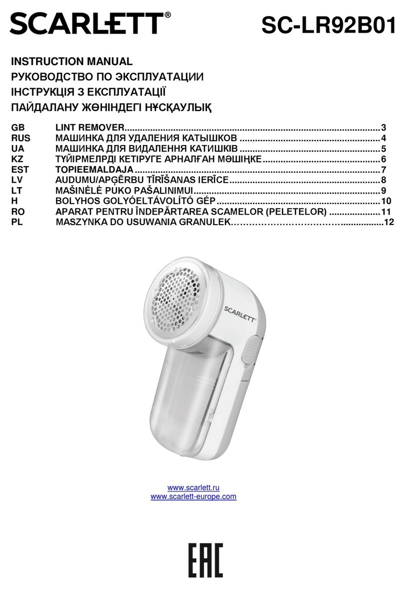 Scarlett SC-LR92B01 instruction manual