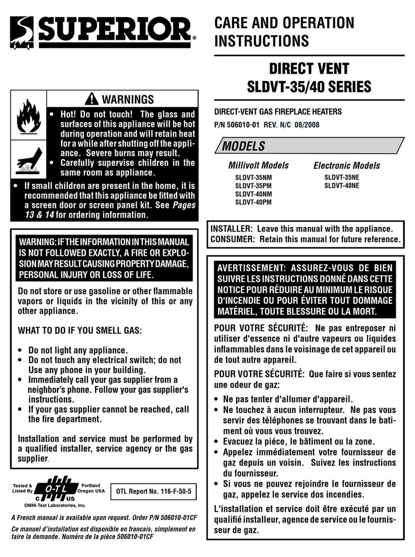 Superior SLDVT-35 Series User manual