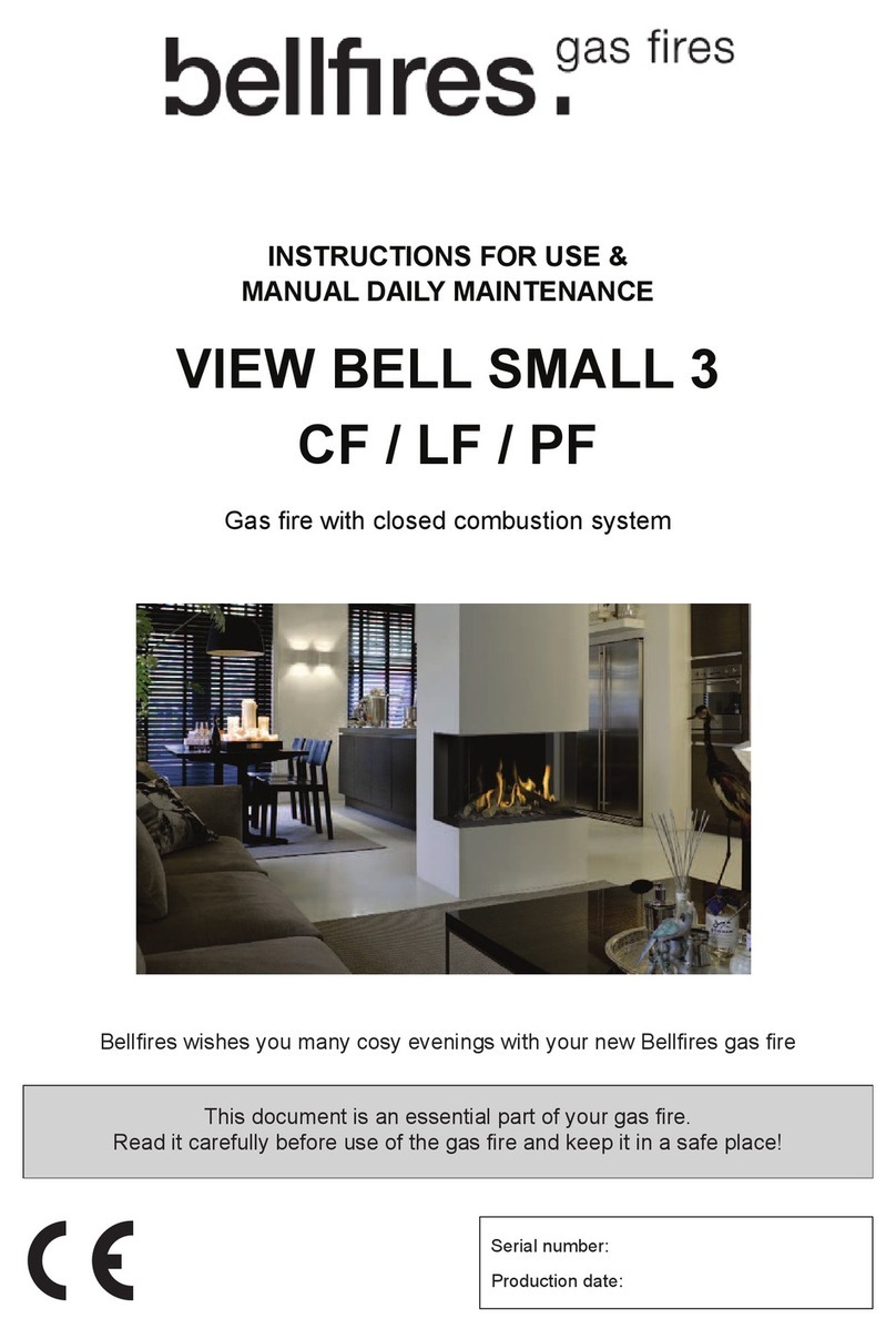 Bellfires BELL SMALL 3 CF User manual Bellfires BELL SMALL 3 CF User manual