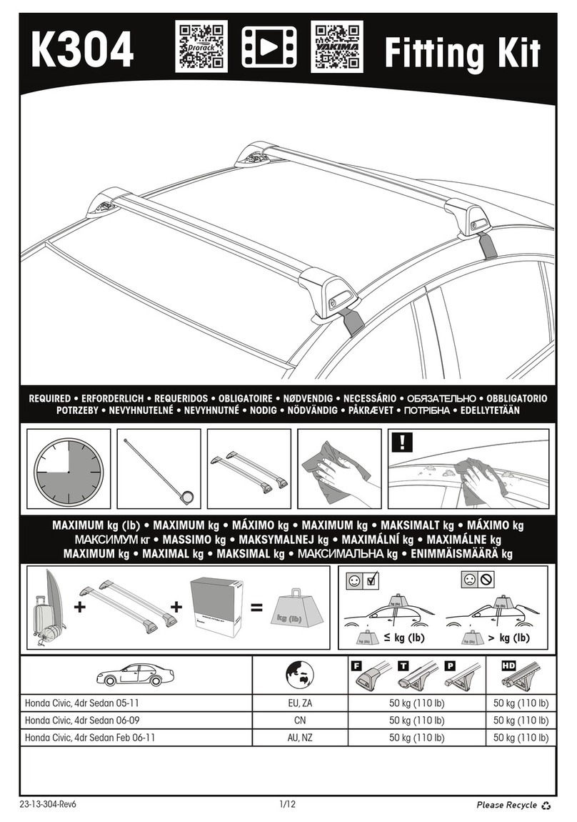 Prorack K304 manual