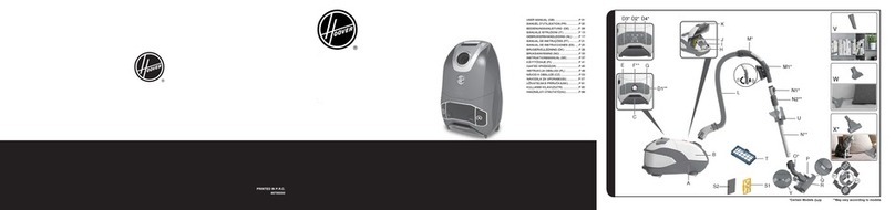 Hoover HE721PAF 011 user manual
