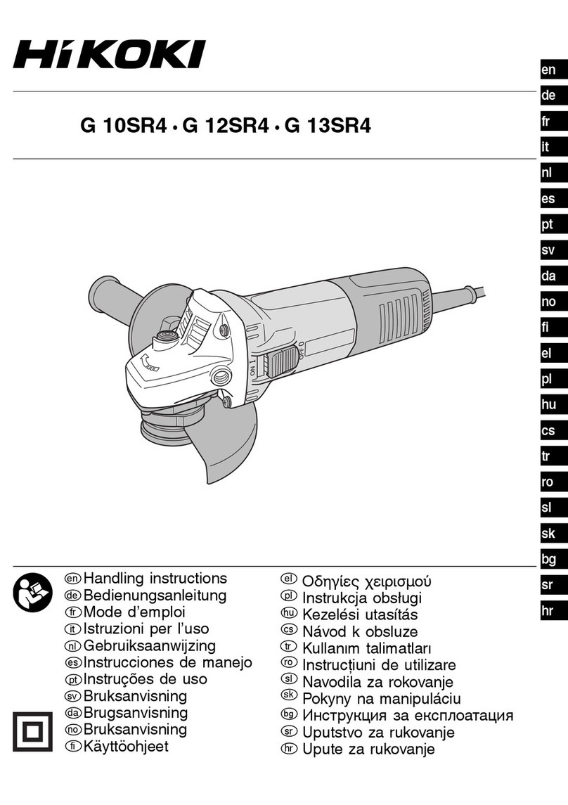 HIKOKI G 12SR4 User manual