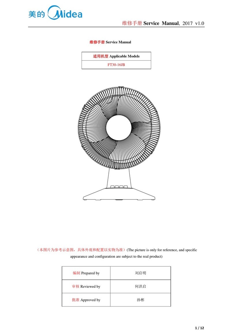 Midea FT30-16JB Service manual