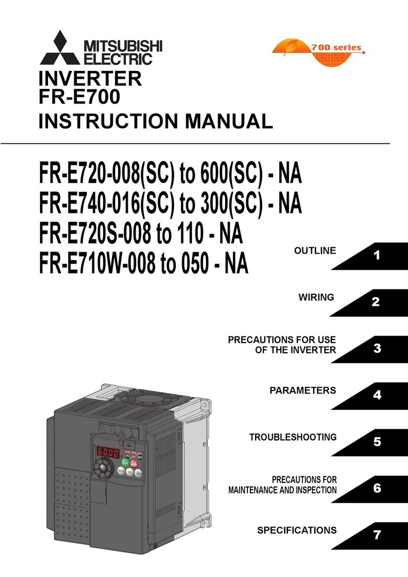 Mitsubishi Electric fr-e720-008 User manual