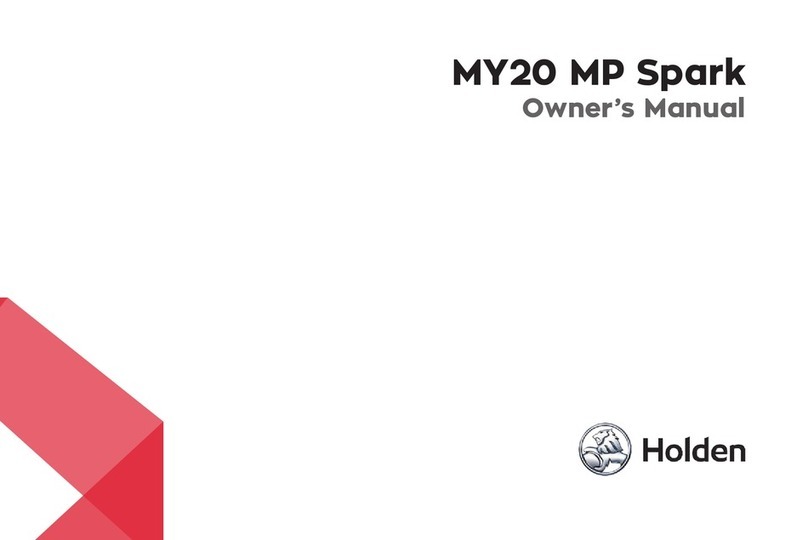HOLDEN MP Spark 2020 User manual