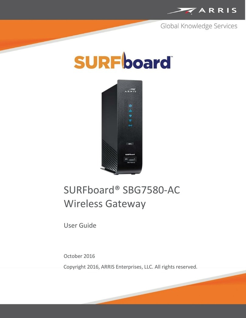 Arris SURFboard SBG7580-AC QSG User manual