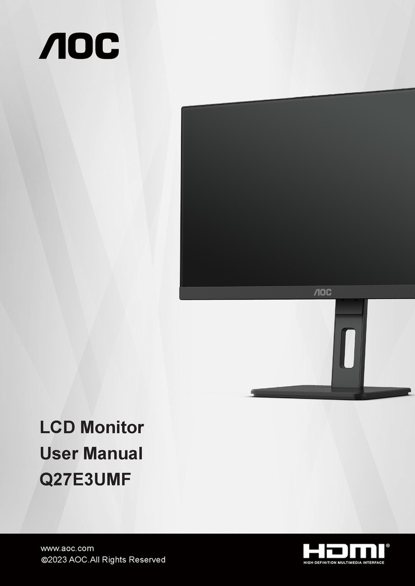 AOC Q27E3UMF User manual