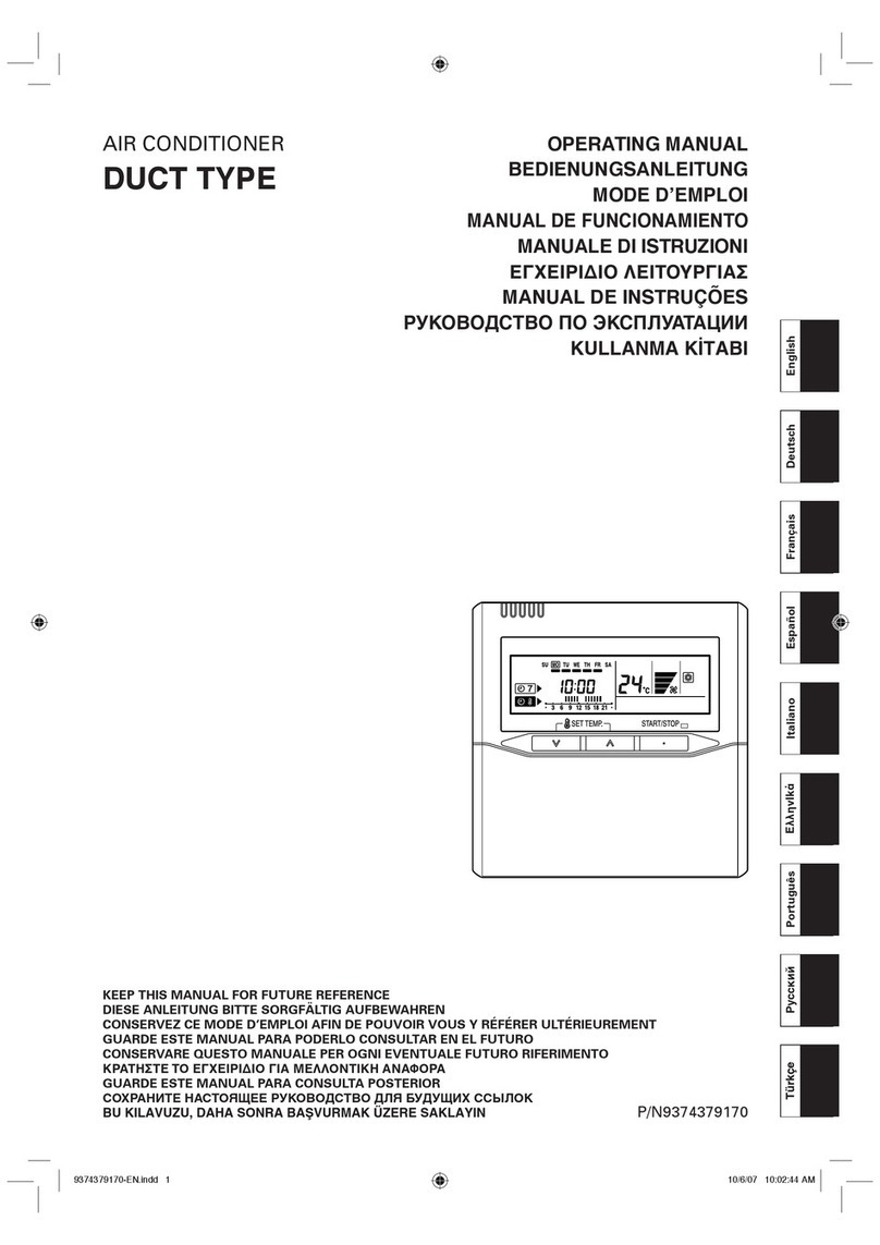 Fujitsu ACH45UIA operating manual