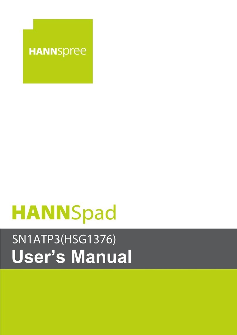 HANNspree HANNSpad SN1ATP3 user manual