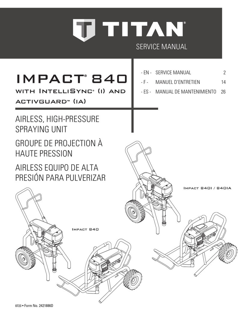 Titan IMPACT 840 User manual