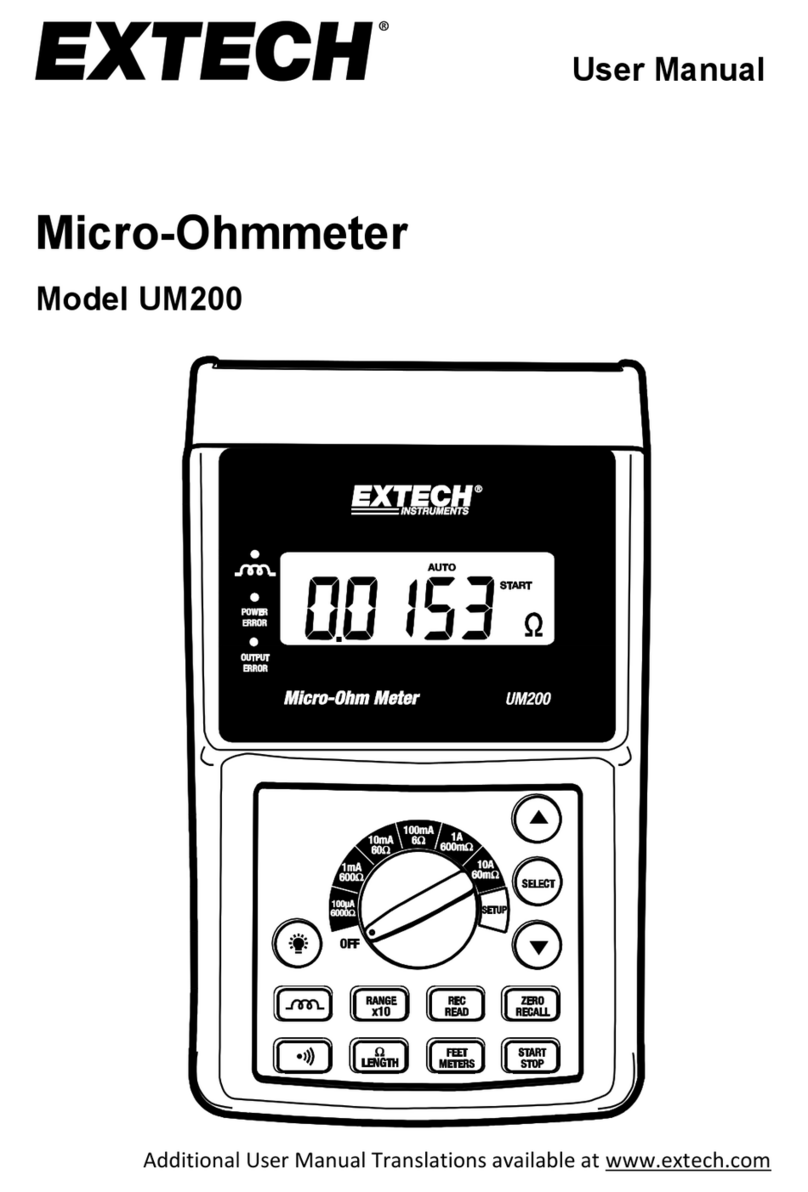 Extech Instruments UM200-NIST User manual