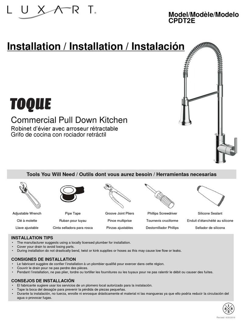 Luxart CPDT2E Installation