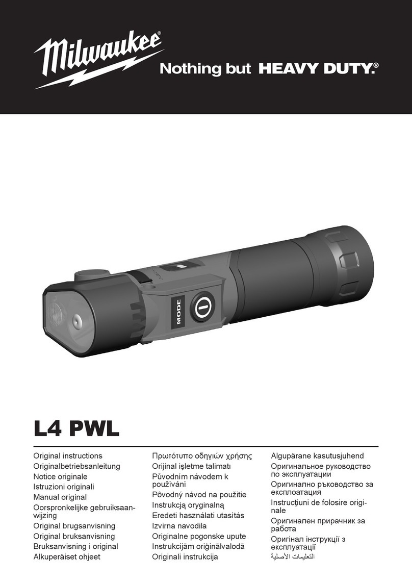 Milwaukee L4PWL-301 User manual