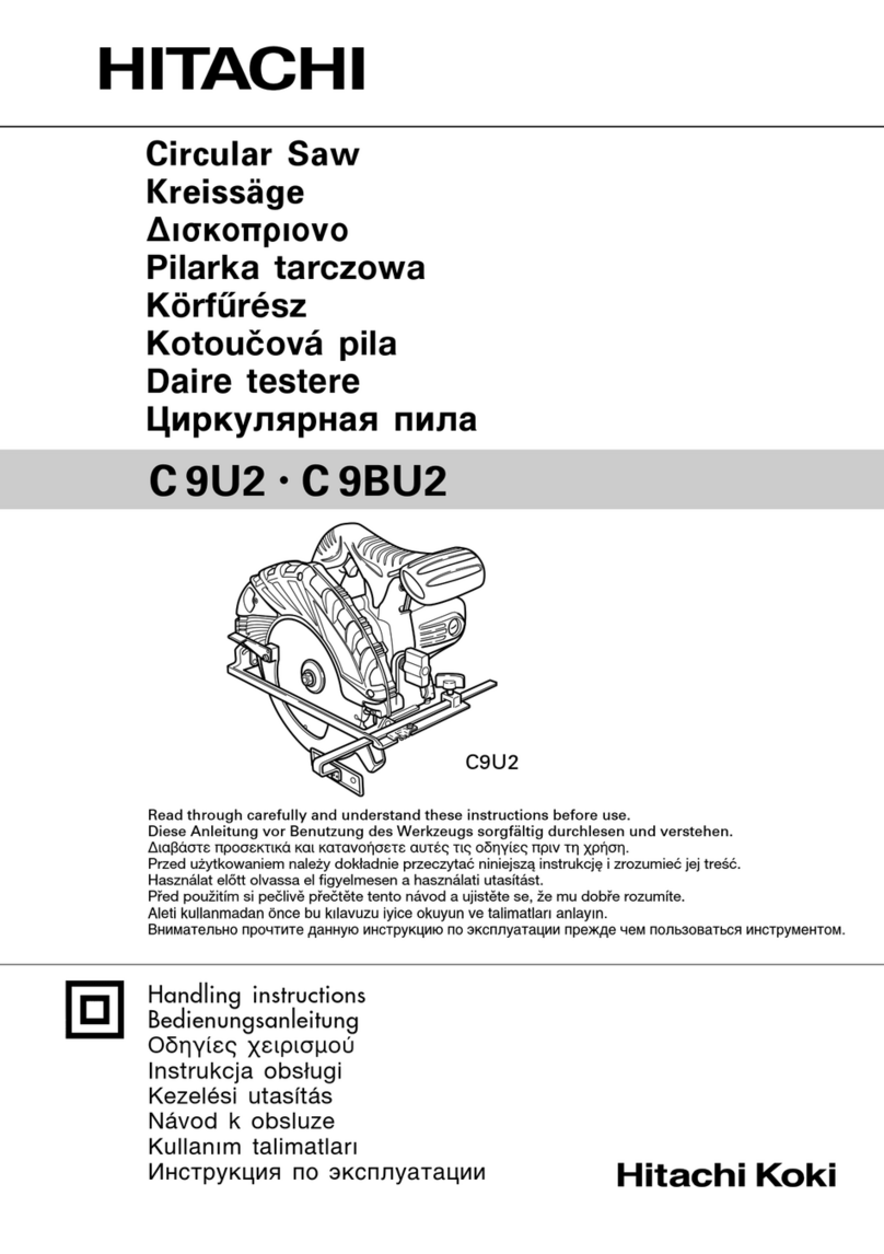 Hitachi Koki C 9U2 Handling instructions