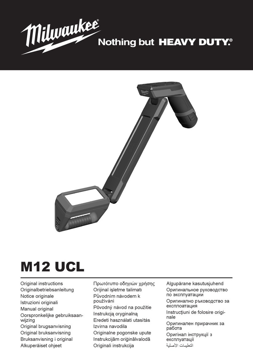 Milwaukee M12UCL-0 Original instructions
