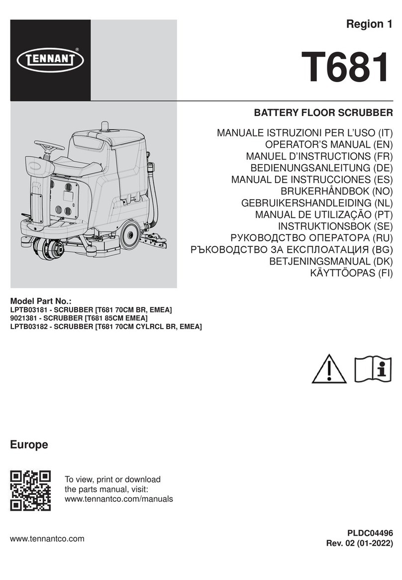 Tennant LPTB03181 Operator's manual