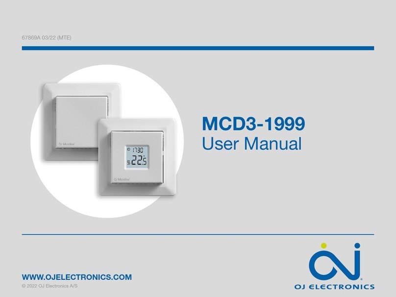 OJ Electronics MCD3-1999 User manual