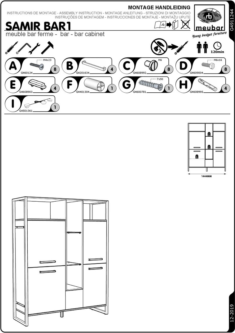 meubar SAMIR BAR1 User manual meubar SAMIR BAR1 User manual
