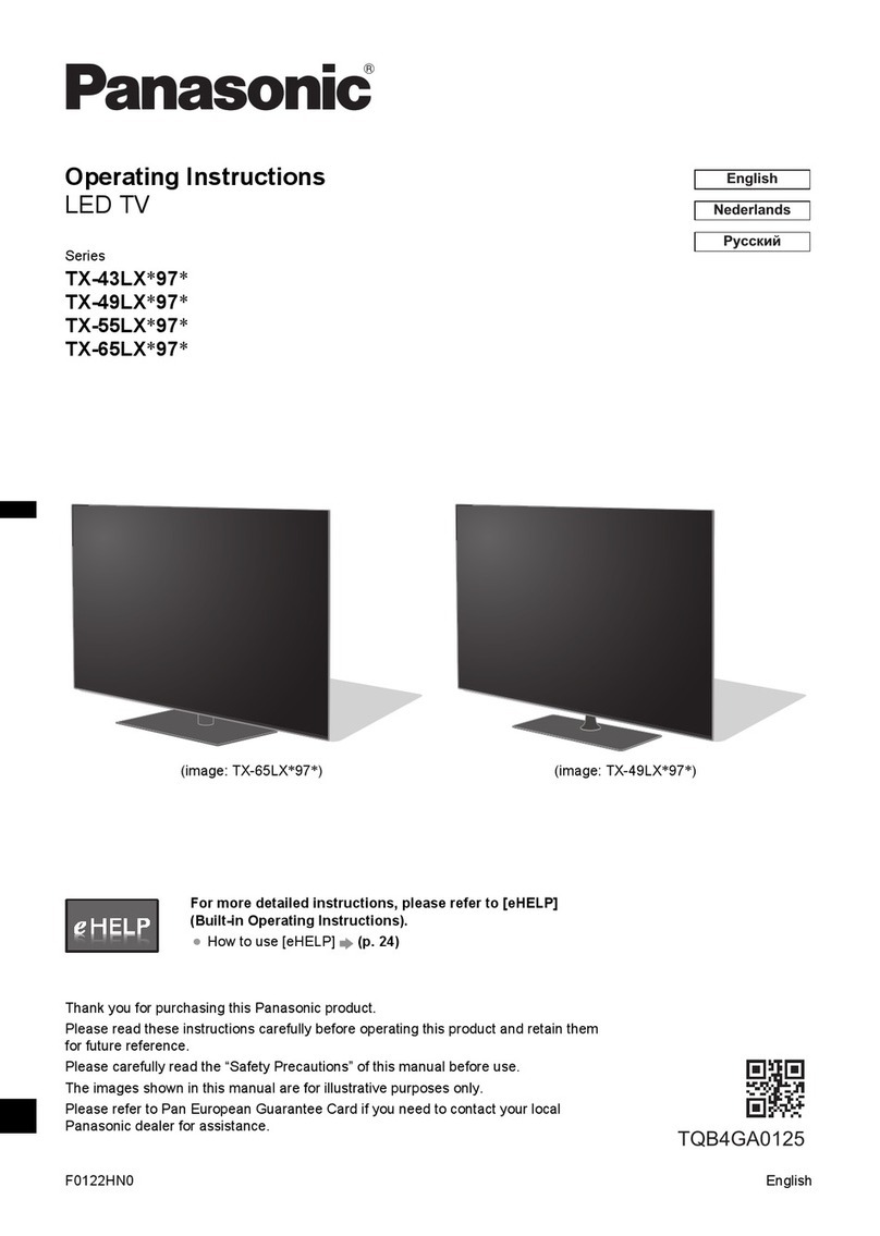 Panasonic TX-43LX 97 Series operating instructions