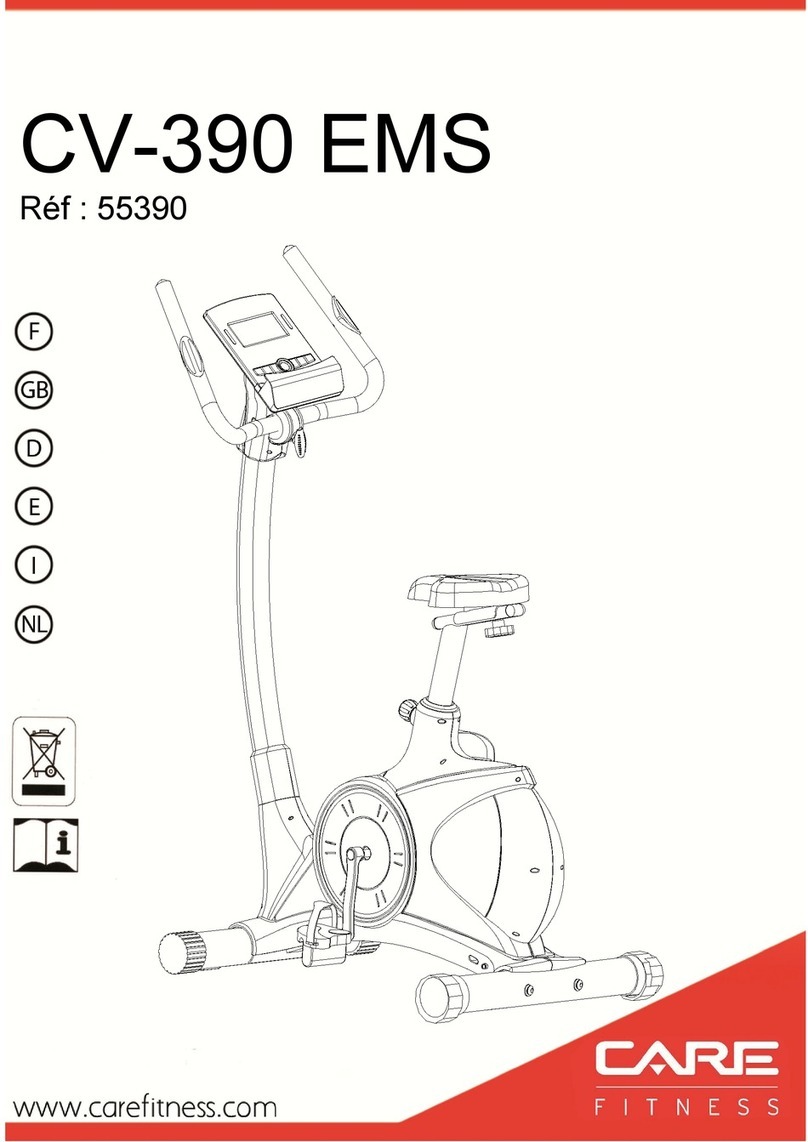 CARE FITNESS CV-390 EMS instruction manual