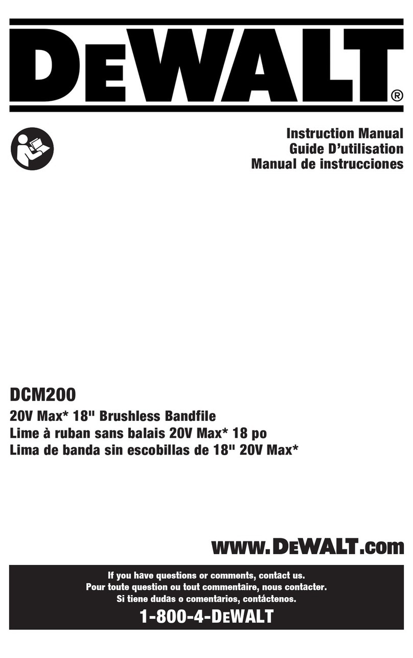 DeWalt DCM200 User manual