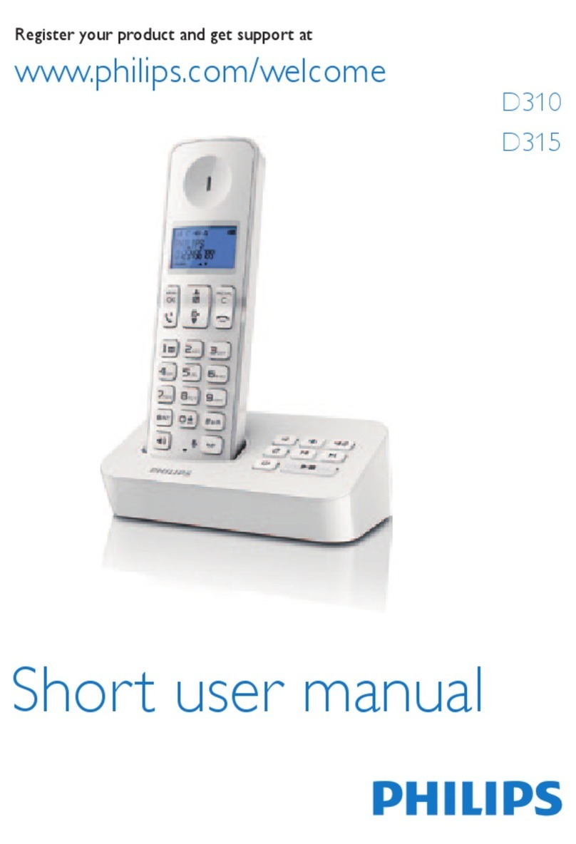 Philips D315 User manual