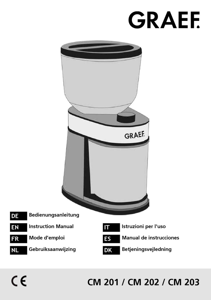 Graef CM 203 User manual