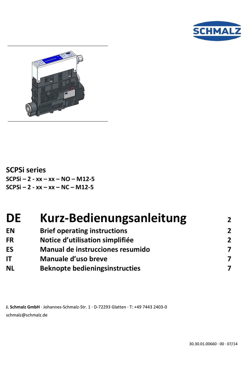 Schmalz SCPSi - 2 NO - M12-5 Series Brief operating instructions