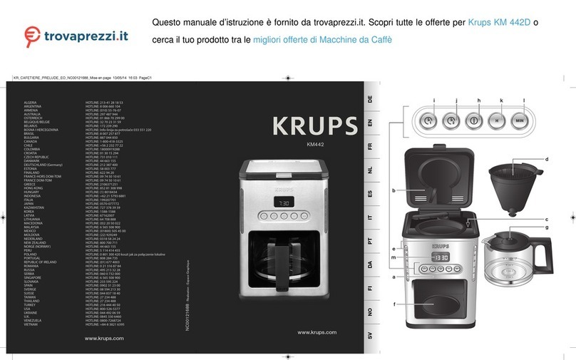 Krups KM442D User manual