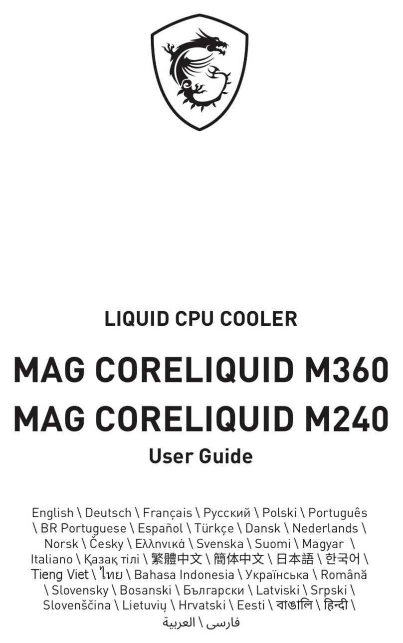 MSI MAG CORELIQUID M360 user guide