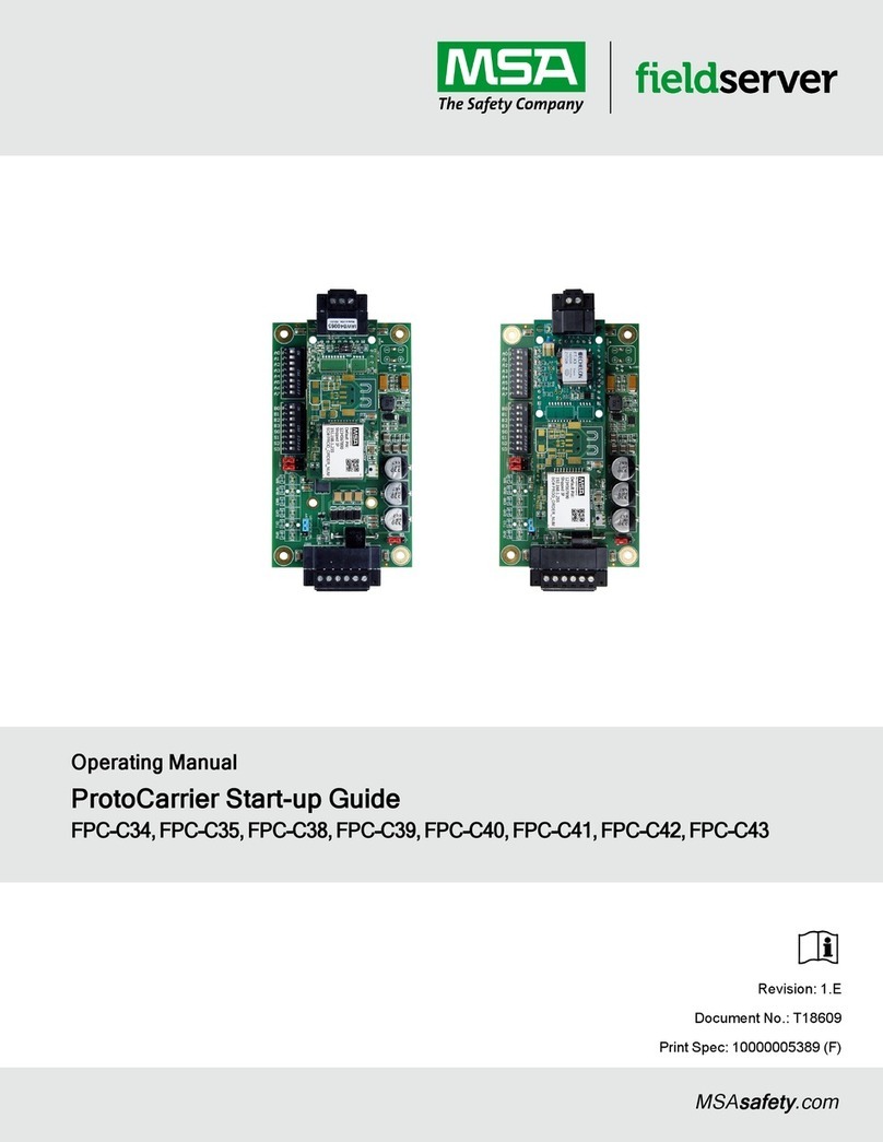 MSA FieldServer ProtoCarrier FPC-C34 User guide