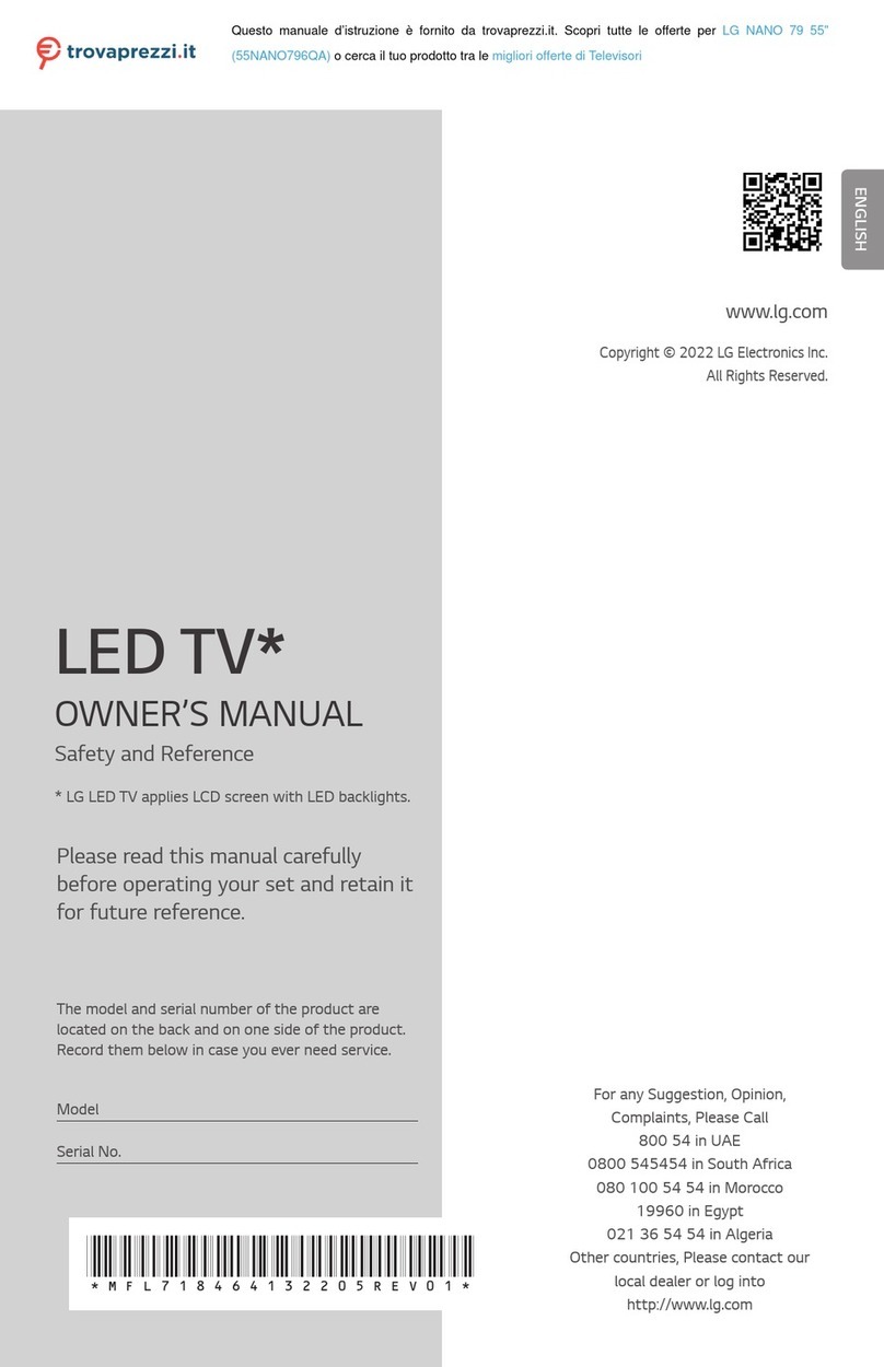 LG NANO 79 User manual