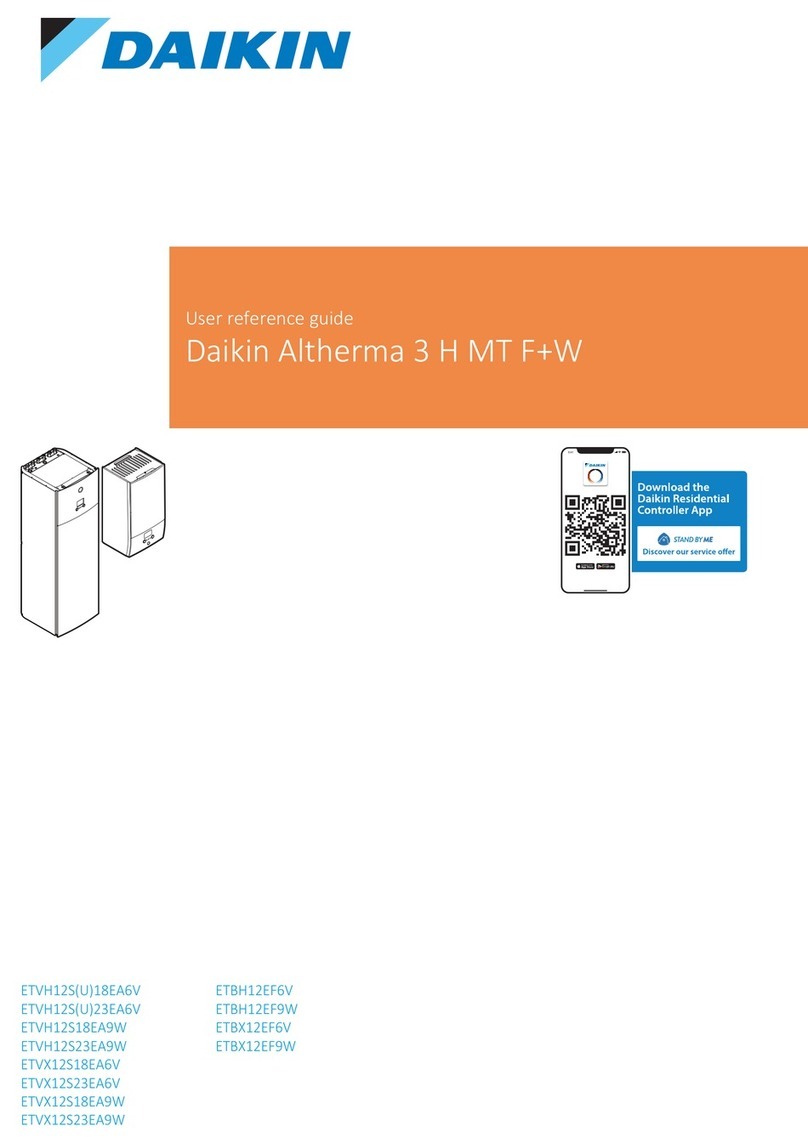 Daikin Altherma 3 H MT F+W Product information sheet