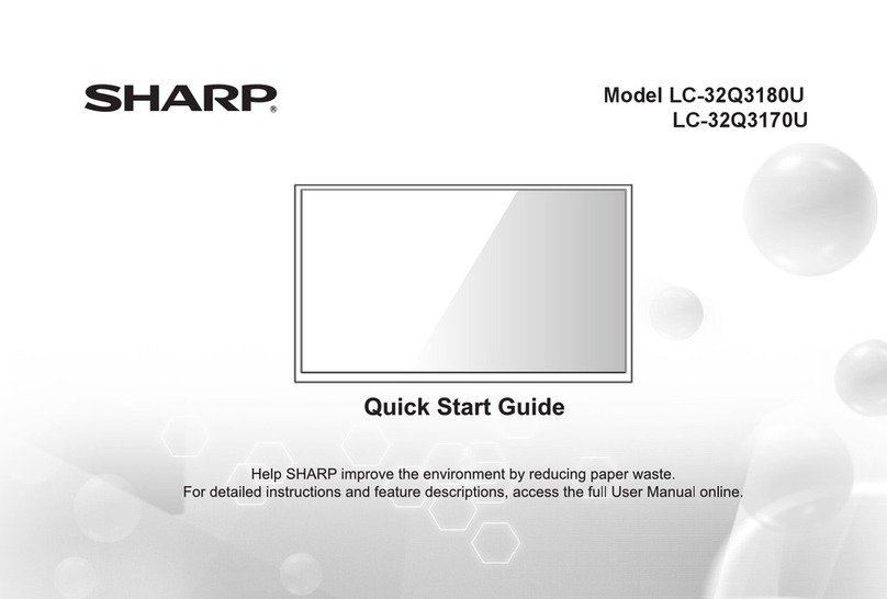 Sharp LC-32Q3170U User manual Sharp LC-32Q3170U User manual